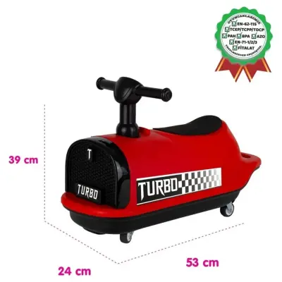 İlk Arabam Turbo Bingit Araba Kırmızı - 4