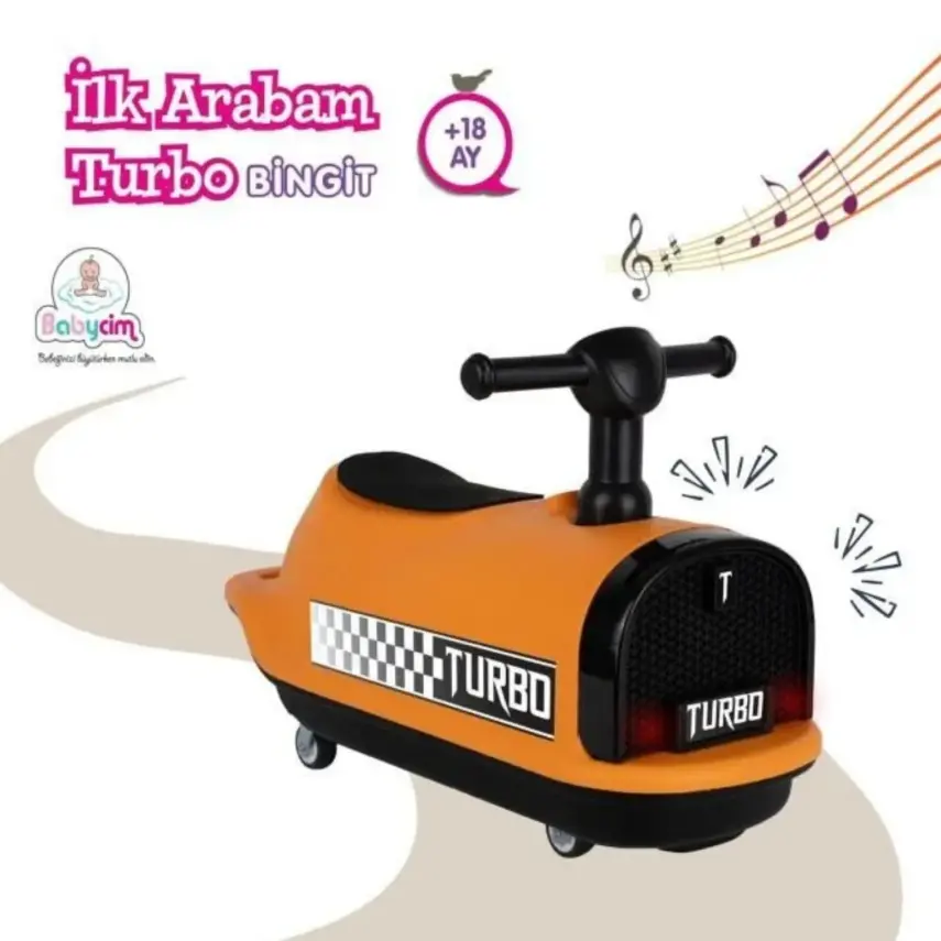 İlk Arabam Turbo Bingit Araba Turuncu - 2