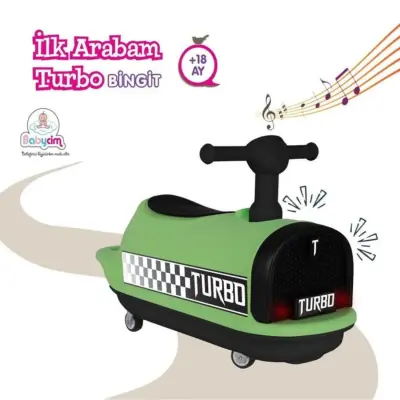 İlk Arabam Turbo Bingit Araba Yeşil - 2