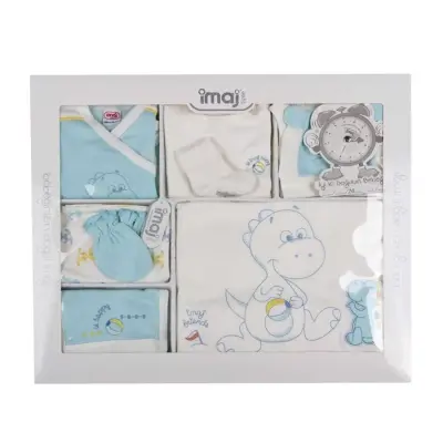 İmaj Bebe Hastane Çıkışı 10lu Nakışlı Yavru Mavi - 2