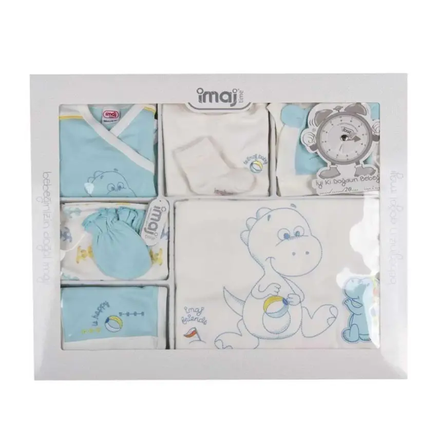 İmaj Bebe Hastane Çıkışı 10lu Nakışlı Yavru Mavi - 2