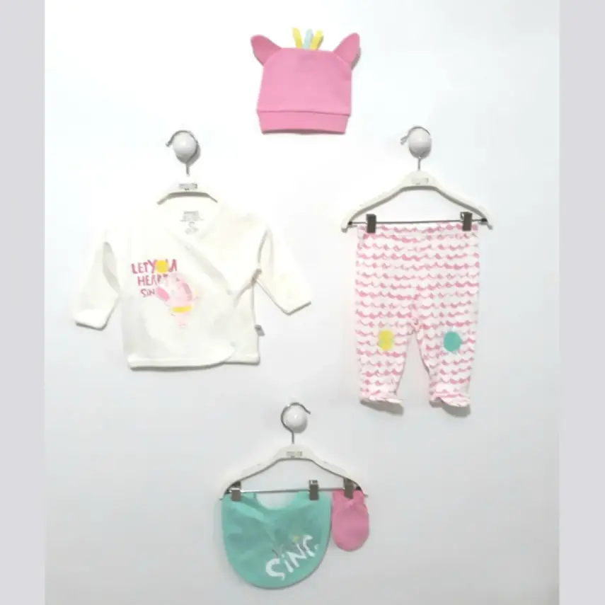 İmaj Bebe Hastane Çıkışı 5li Zebra Pembe - 1