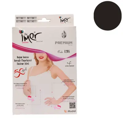 İmer Emzirme Korse Atleti Siyah 4/Xl - 1