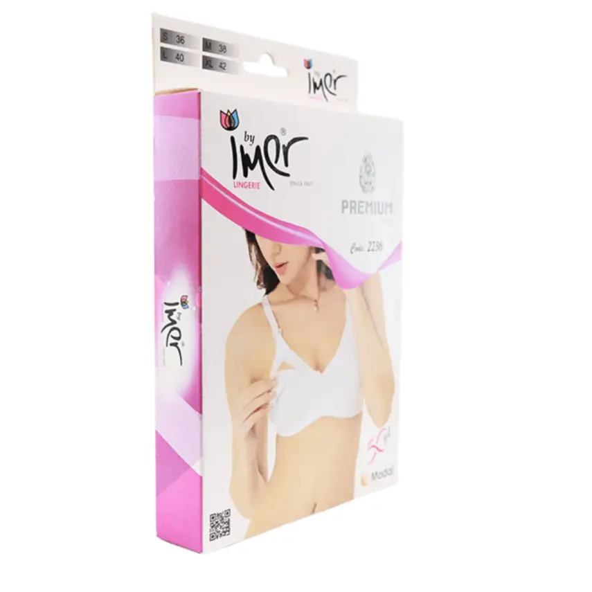 İmer Emzirme Sütyen Modal Beyaz 85B - 2