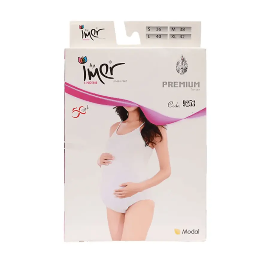 İmer Hamile Çıtçıtlı Body Siyah 2/M - 3