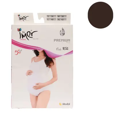 İmer Hamile Çıtçıtlı Body Siyah 3/L - 1