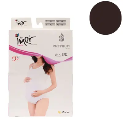 İmer Hamile Çıtçıtlı Body Siyah 4/Xl - 1