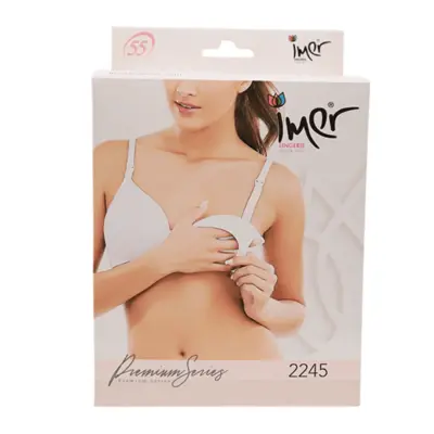 İmer Kaplı Emzirme Sütyeni Siyah X100 - 3