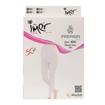 İmer Uzun Hamile Taytı Siyah 4/Xl - 2