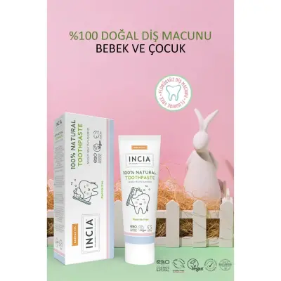INCIA Çocuk Diş Macunu 50 ml - 4