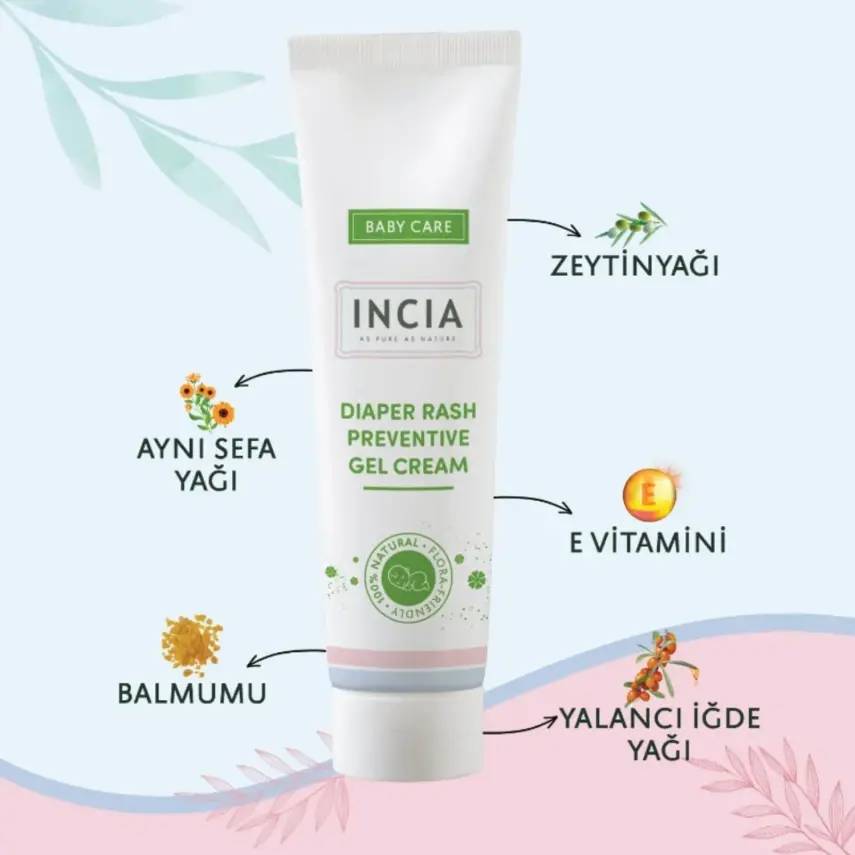 Incia Doğal Pişik Önleyici Jel Krem 60 ml - 17