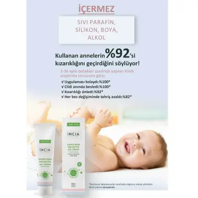Incia Doğal Pişik Önleyici Jel Krem 60 ml - 19