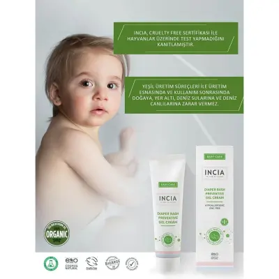Incia Doğal Pişik Önleyici Jel Krem 60 ml - 6