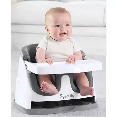 Ingenuity Baby Base Portatif Mama Sandalyesi Slate - 2