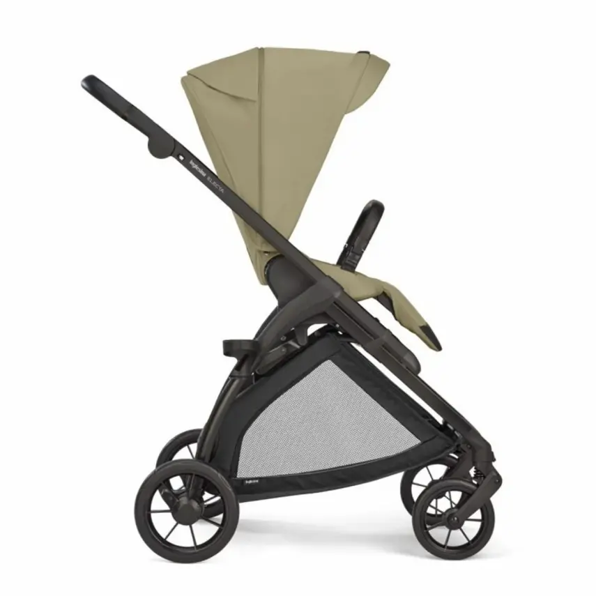 Inglesina Electa+ Tek El Tek Hamle ile Katlanıp Açılan Çift Yönlü Bebek Arabası Battery Beige - 10