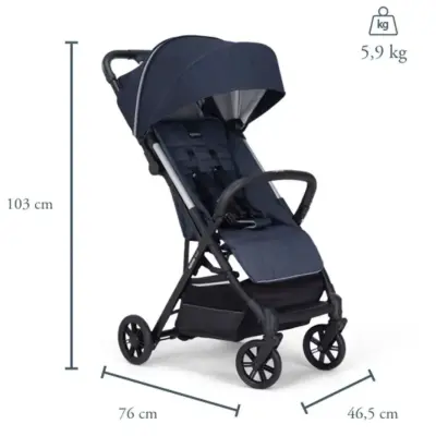 Inglesina Quid2+ Kabin Bebek Arabası Midnight Blue - 3