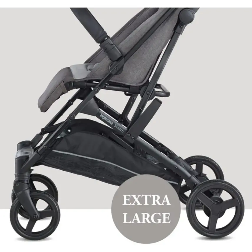 Inglesina Sketch Bebek Arabası Grey - 4