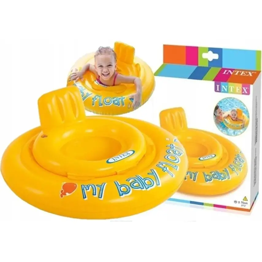 Intex Baby Float 70 Cm (6-12 Ay) Oturaklı Simit - 4