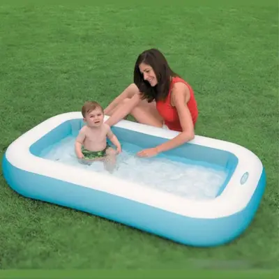 Intex Yumuşak Tabanlı Kare Havuz 166x100x28 cm - 2