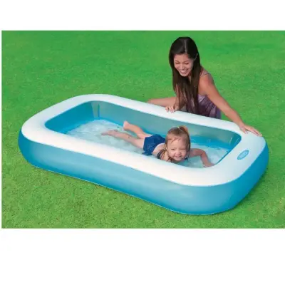 Intex Yumuşak Tabanlı Kare Havuz 166x100x28 cm - 3