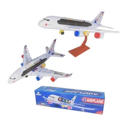 Işıklı Sesli Pilli Uçak A330  - 2
