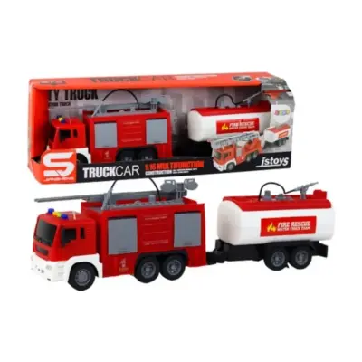 Işıklı Ve Sesli Su Fışkırtma Tankerli İtfaiye Arabası 1:16