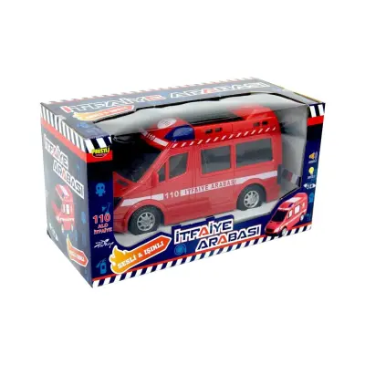 İtfaiye Aracı Pilli Işıklı Kutulu - 2