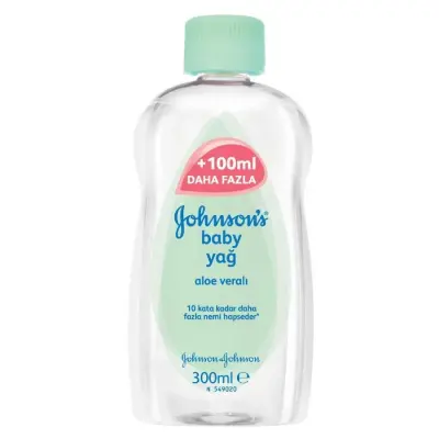 Johnson's Aloe Veralı Bebek Yağı 300 ml - 3