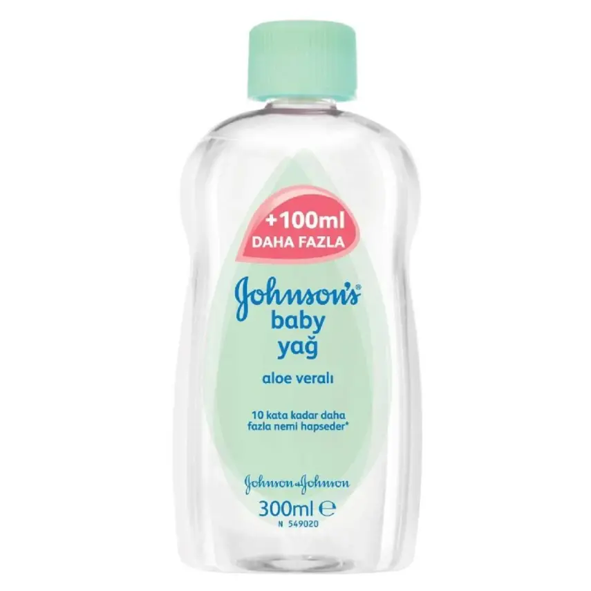 Johnson's Aloe Veralı Bebek Yağı 300 ml - 4