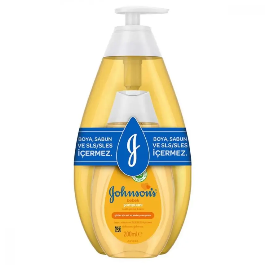 Johnson's Bebek Şampuanı 750 ml ve 200 ml Bebek Şampuanı - 1