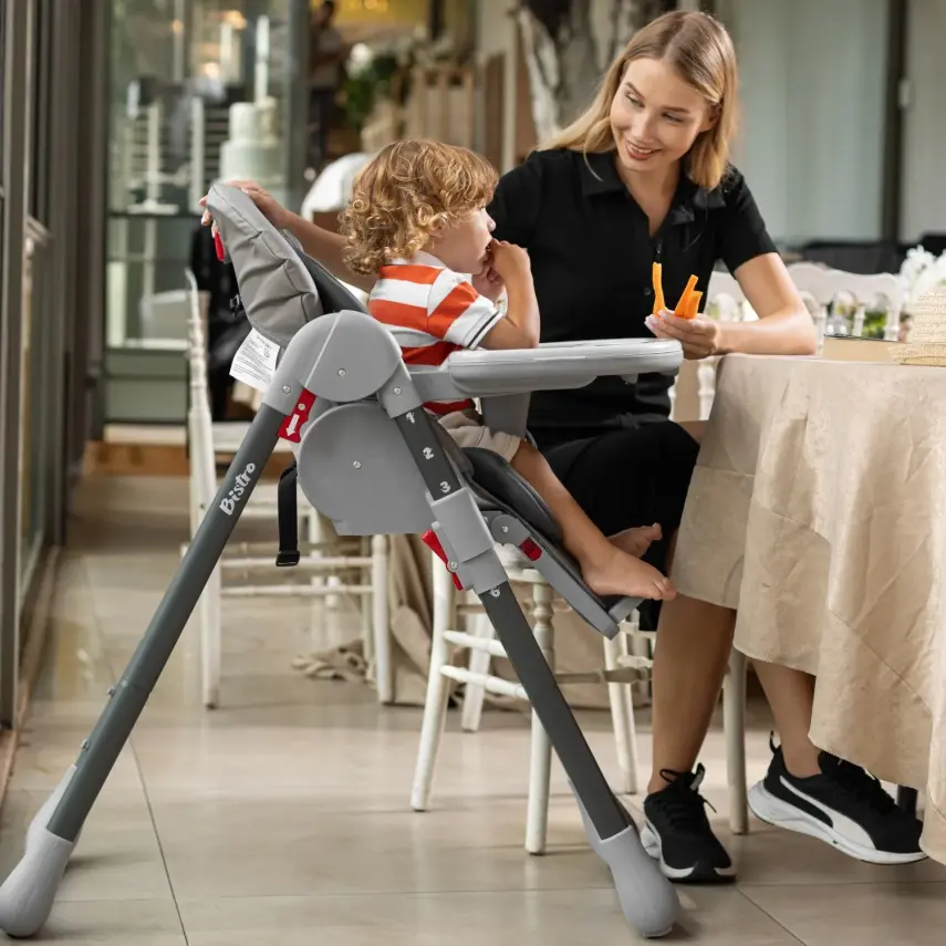 Kanz Bistro Mama Sandalyesi Bej - 2