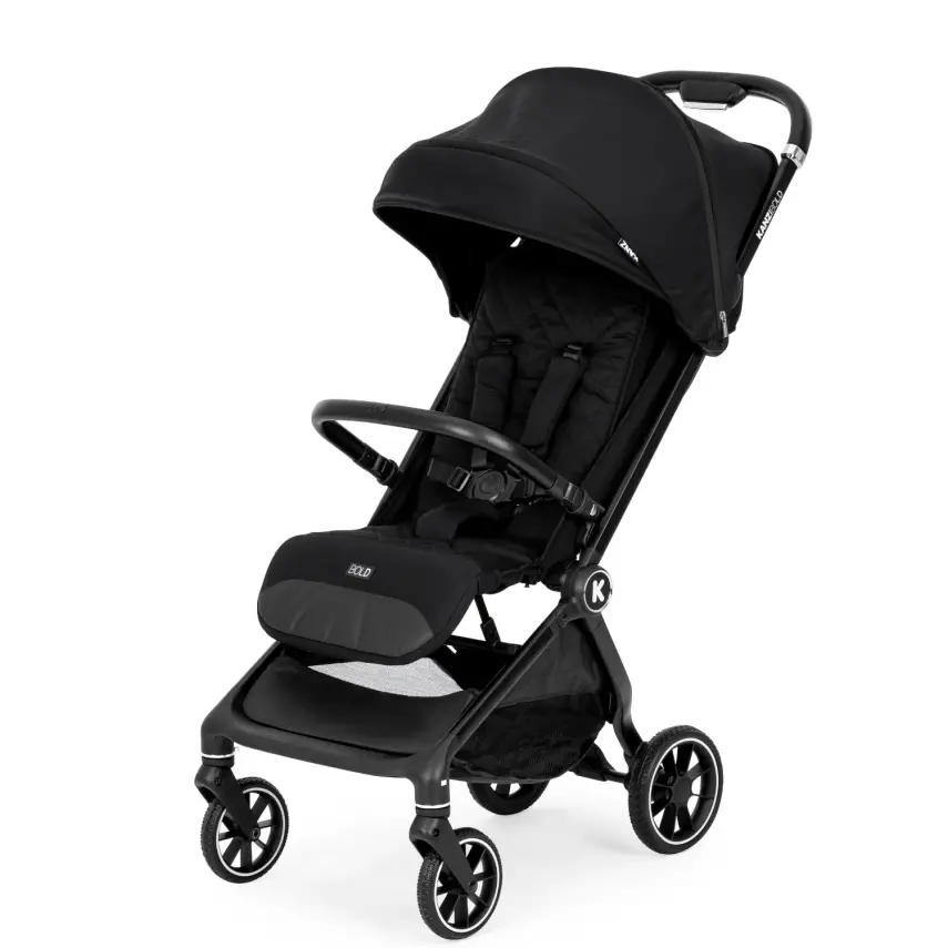 Kanz Bold Autofold Kabin Boy Bebek Arabası Iron Black - 1