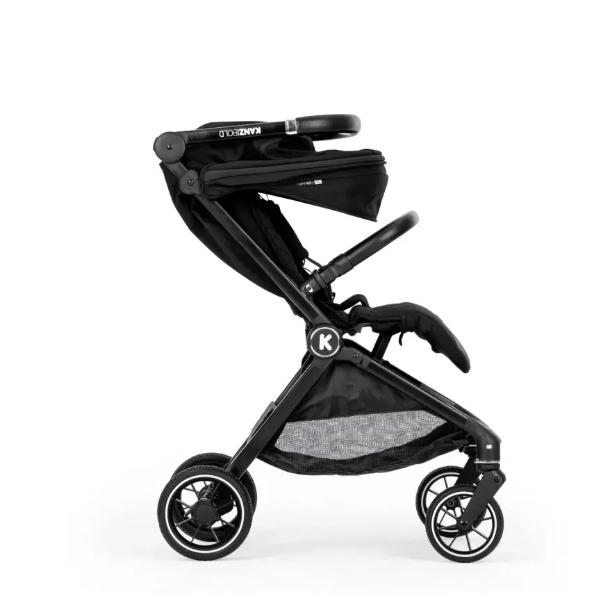 Kanz Bold Autofold Kabin Boy Bebek Arabası Iron Black - 7