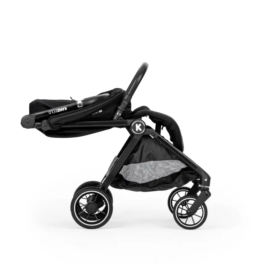 Kanz Bold Autofold Kabin Boy Bebek Arabası Iron Black - 9