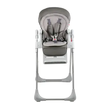 Kanz Campo Mama Sandalyesi Portatif Kolay Katlanır Yükseklik Ayarlı Tekerlekli İç Pedli  Dark Grey - 10