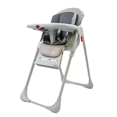 Kanz Campo Mama Sandalyesi Portatif Kolay Katlanır Yükseklik Ayarlı Tekerlekli İç Pedli Grey - 6