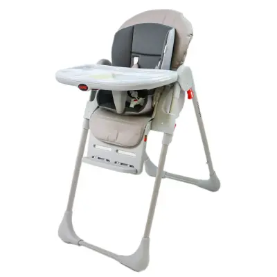 Kanz Campo Mama Sandalyesi Portatif Kolay Katlanır Yükseklik Ayarlı Tekerlekli İç Pedli Grey - 16