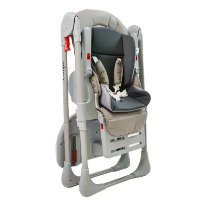 Kanz Campo Mama Sandalyesi Portatif Kolay Katlanır Yükseklik Ayarlı Tekerlekli İç Pedli Grey - 5