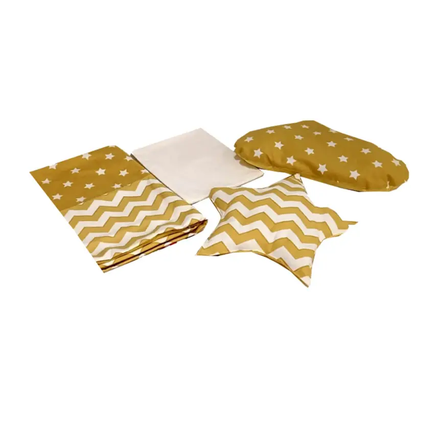 Kanz Diamond Nevresim Takımı Sarı - 1