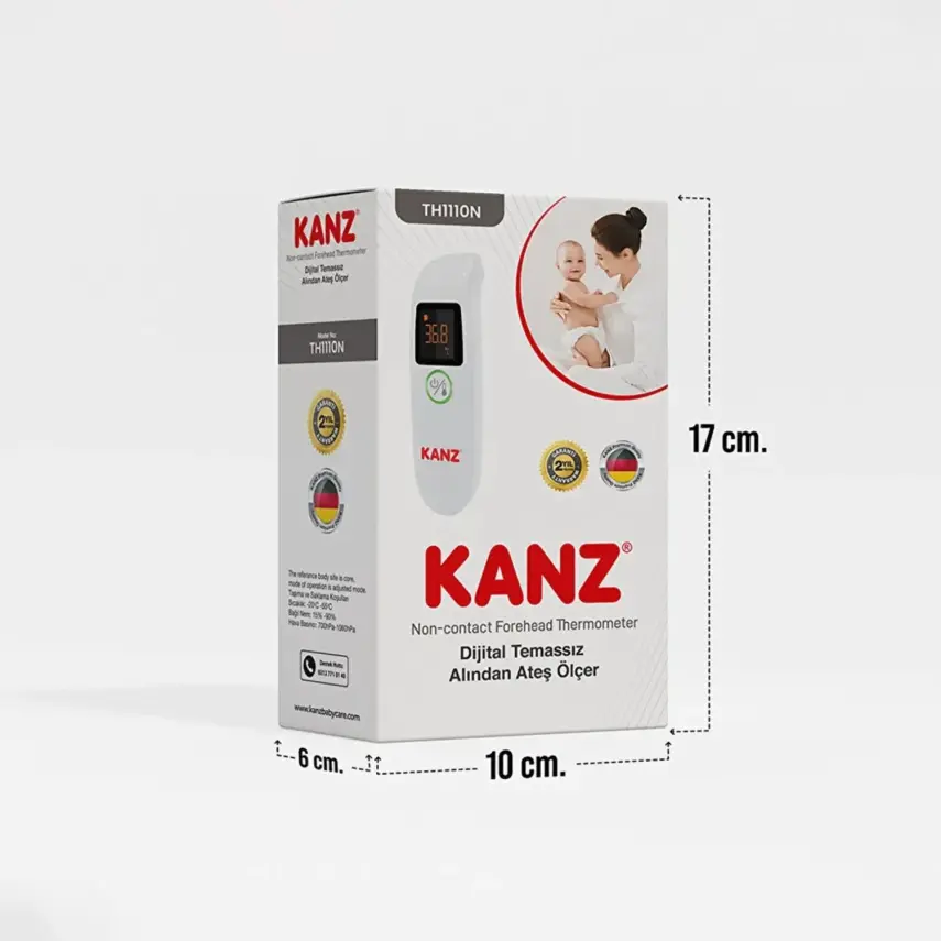 Kanz Dijital Temassız Alından Ateş Ölçer TH1110N  - 27