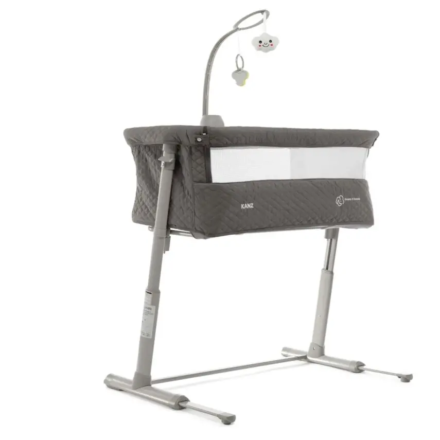 Kanz Dream N Sounds Müzikli Anne Yanı Beşik Gri - 3