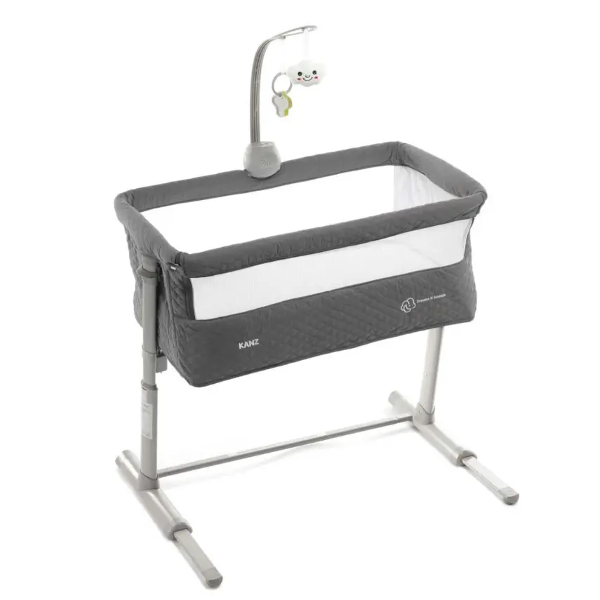 Kanz Dream N Sounds Müzikli Anne Yanı Beşik Gri - 11