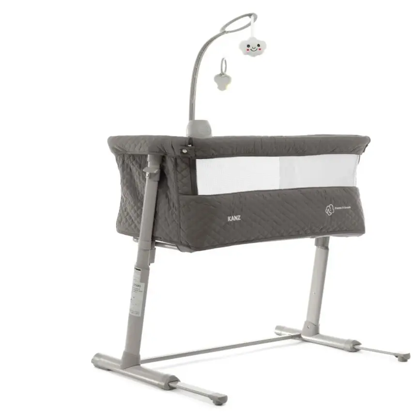 Kanz Dream N Sounds Müzikli Anne Yanı Beşik Gri - 4