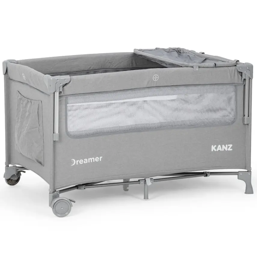 Kanz Dreamer Anne Yanı Oyun Parkı 70x120 cm Gri - 1