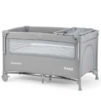 Kanz Dreamer Anne Yanı Oyun Parkı 70x120 cm Gri - 2