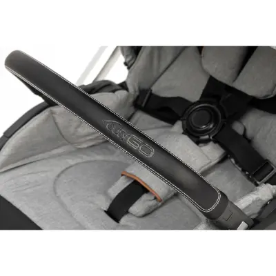 Kanz Easygo Çift Yönlü Travel Sistem-Seyahat Sistem Bebek Arabası Gri - 5
