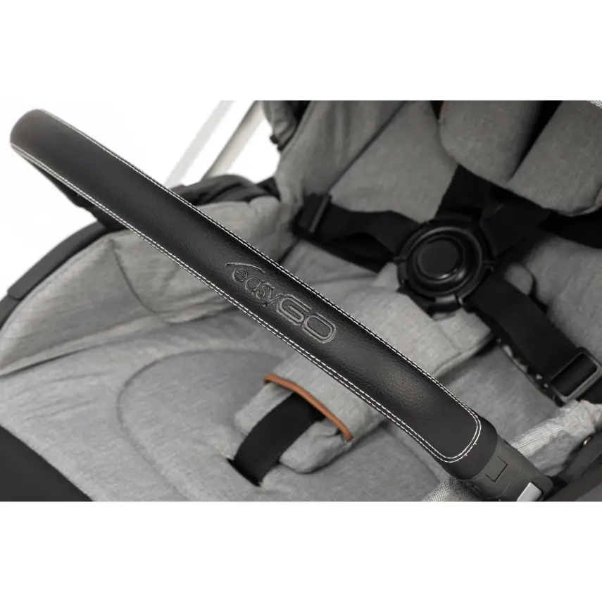 Kanz Easygo Çift Yönlü Travel Sistem-Seyahat Sistem Bebek Arabası Gri - 5