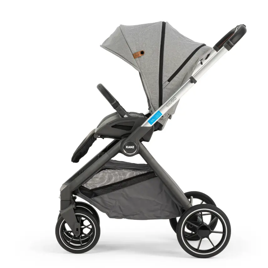 Kanz Easygo Çift Yönlü Travel Sistem-Seyahat Sistem Bebek Arabası Gri - 10