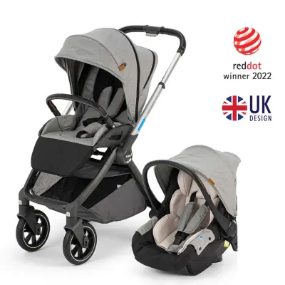Kanz Easygo Çift Yönlü Travel Sistem-Seyahat Sistem Bebek Arabası Gri