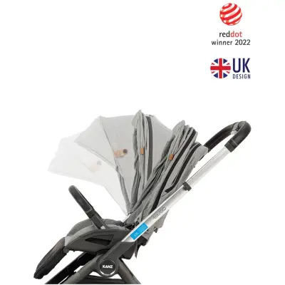 Kanz Easygo Çift Yönlü Travel Sistem-Seyahat Sistem Bebek Arabası Gri - 23